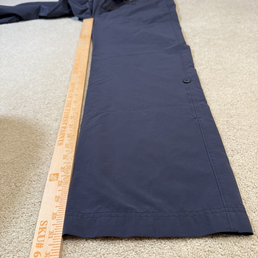 Marmot Hiking Pants Women's 12 Gray Nylon Roll Up Leg Outdoors Stretch Pockets - Picture 9 of 12